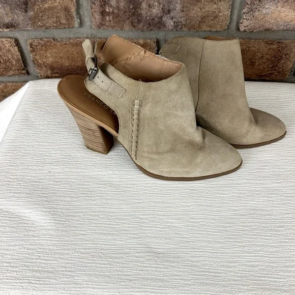 FRANCO SARTO “Adesso” Block Heel Leather Booties - Picture 12 of 14